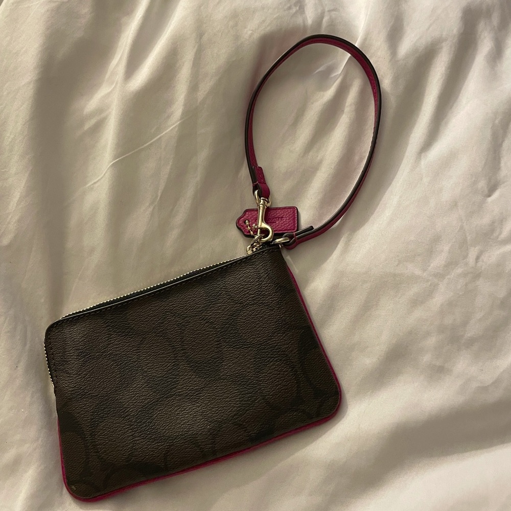 Color Block Coach Wristlet - Picture 4 of 5